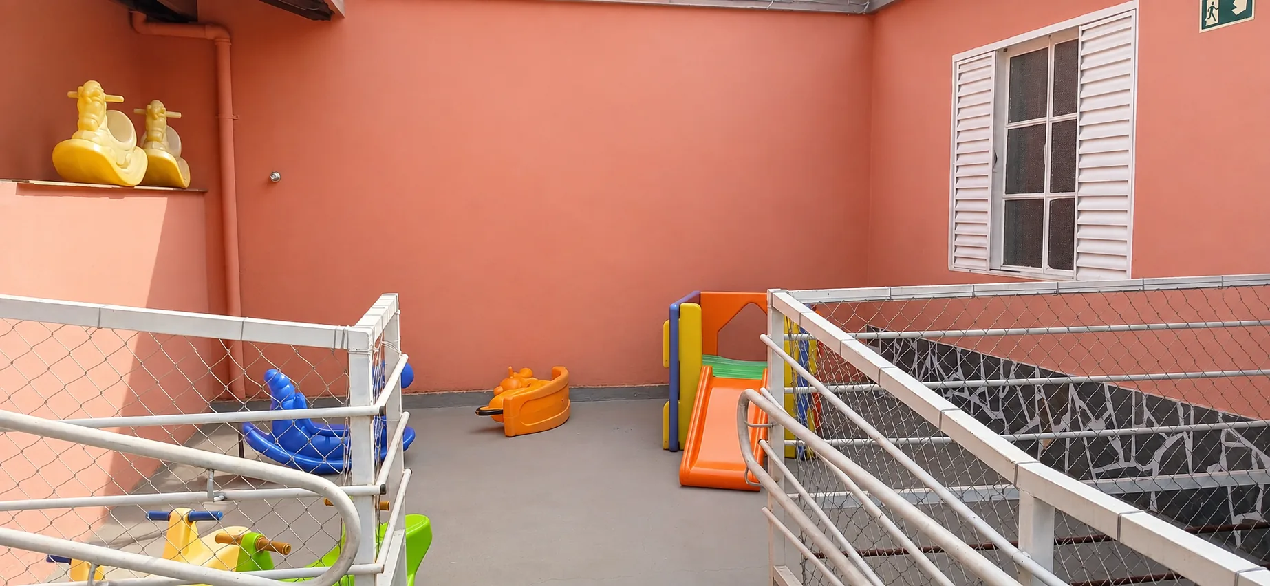 Área de brinquedos da unidade CELD Lagoa Santa